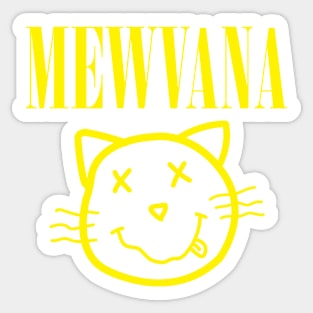 Mewvana Sticker